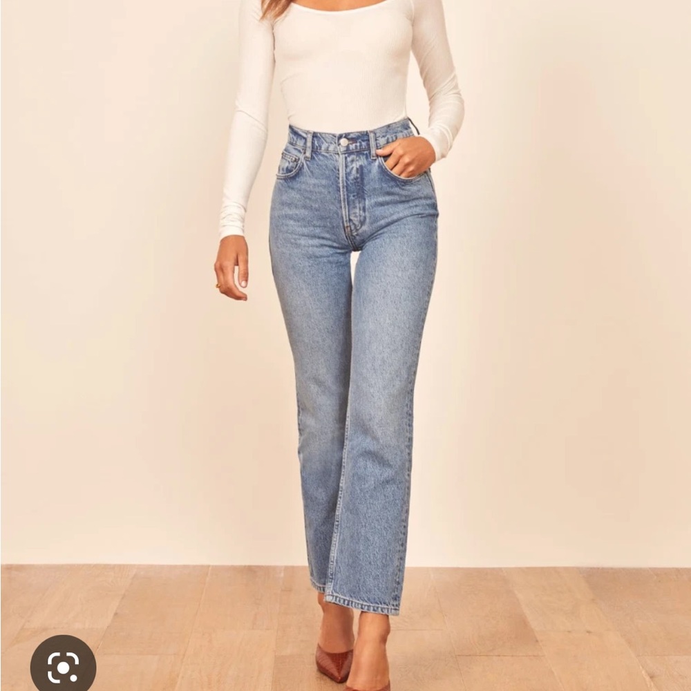 Reformation Boot cut ankle jeans